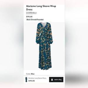 Diarrablu wrap dress